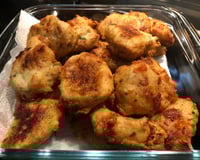 Bolinhos de arroz fritos