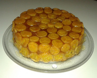 Bolo de banana caramelizada