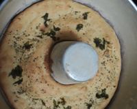 Bolinho de chuva salgado e assado