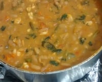 Feijão Branco com Camarão