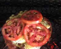 Linguiça pizzaiolo na churrasqueira