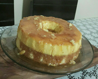 Bolo pudim pura tentação