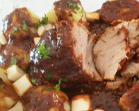 Lagarto assado com cerveja preta