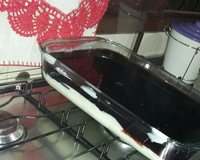 Sagu com creme maravilhoso