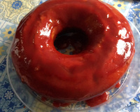 Bolo de fubá com goiabada