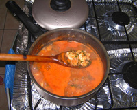 Macarrão suíço ao molho de camarão