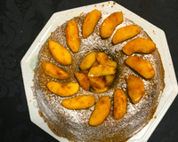 Super bolo de maçã com castanha de caju