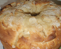 Rosca de maçã da Tuca
