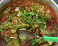 Carne moída com quiabo inesquecível