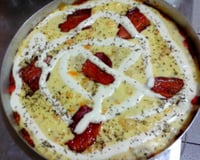 Pizza rápida de liquidificador