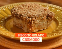 Biscoito gelado cremoso 