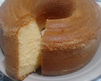 Bolo simples de liquidificador