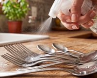 Para que serve borrifar vinagre em garfos, facas e colheres? Não entendia por que recomendavam e agora faço toda semana