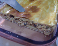 Empadão de frango com massa podre