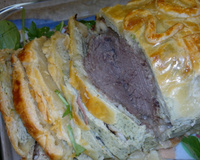 Filé elegante em crosta folhada (Chef Luciano)