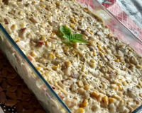 Macarrão ao molho branco com bacon