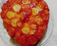 Bolo de canela com banana