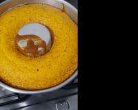 Bolo de cenoura com fubá
