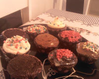 Cupcake fácil de chocolate