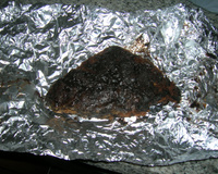 Bolo de chocolate com cobertura surpresa (sem ovos)