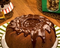 bolo vulcão de chocolate