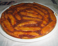Torta caramelada de banana