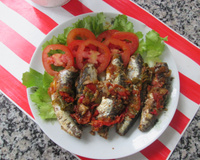 Sardinha na panela de pressão
