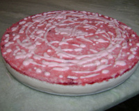 Torta de morango com gelatina