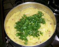 Purê de batata temperado