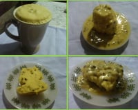 Bolo de caneca sabor maracujá de micro-ondas