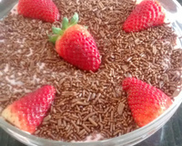 Mousse de leite em pó