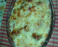 Couve-flor e brócolis gratinados