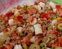 Salada rápida de atum