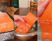 Como lavar o salmão pra comer cru em casa: aprendi a fazer a técnica japonesa sujime, o peixe fica fresco por mais tempo!