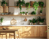 Nem no chão, nem pendurada: onde colocar uma planta na cozinha, segundo o Feng Shui