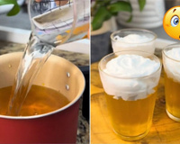 Parece cerveja, mas não é: olha que ideia genial e fácil para servir de sobremesa no churrasco ou festinhas