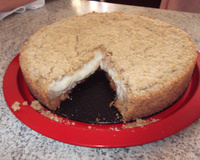 Cuca de farofa recheada