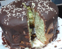 Bolo de gelatina de limão