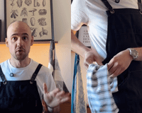 David Guibert, chef: "Parece básico, mas usar um pano de prato de forma incorreta pode ser perigoso. Quero falar sobre os 3 erros mais comuns."
