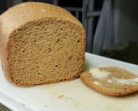 Pão integral na máquina de pão