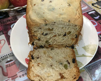 Panetone feito na panificadora