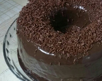 Cobertura de chocolate para bolo