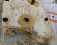 Pavê de abacaxi com doce de leite