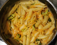 Macarrão com legumes