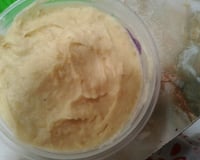 Purê de batatas com creme de leite