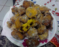 Bolinho de chuva de cenoura com chocolate