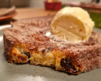 Rabanada de panetone prática