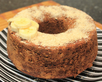 Bolo integral de banana
