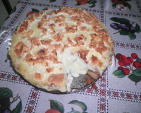 Torta merengue de banana da terra