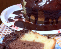 Bolo mármore com iogurte